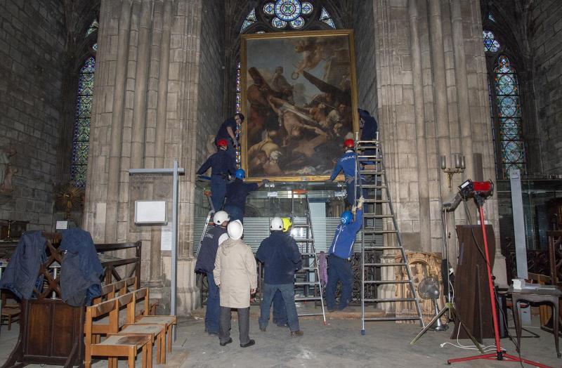 Décrochage des tableaux