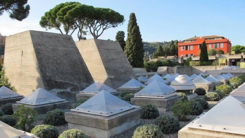 Vue des terrasses villa arson 1
